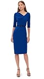 Black Halo Women's 3/4 Sleeve Jackie O Dress, Cobalt, 4