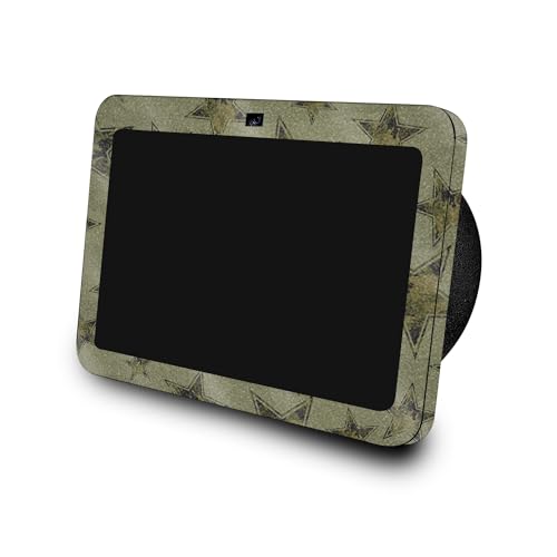 Image of Glossy Glitter Skin Compatible with Amazon Echo Show 8 (3rd Gen, 2023) - Army Star - Premium 3M Vinyl Protective Wrap Decal Cover - Easy to Apply, Crafted in The USA by MightySkins