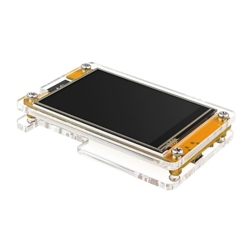 Lucaser Carcasa AcríLica para Pantalla de 2,8 Pulgadas, Placa de Desarrollo ESP32, MóDulo LCD TFT con Carcasa Protectora TáCtil WROOM