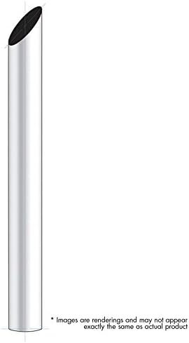 United Pacific M1-8-060 - Exhaust Stack Pipe - 8" Mitred Plain Bottom Exhaust - 60" L