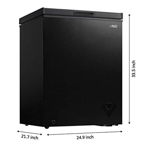 5 cu ft Chest Freezer for Your House, Garage, Basement, Apartment, Kitchen, Cabin, Lake House, Timeshare, or Business - Thumbnail 2