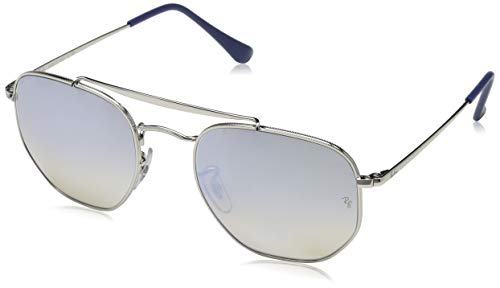 Preisvergleich Produktbild Ray-Ban Unisex 0rb3648 Sonnenbrille, Blau (Silver), 53.0