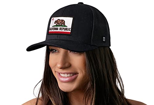 Image of HAKA State Flag Series Trucker Hat for Men & Women, Adjustable Baseball Hat, Golf Hat Snapback