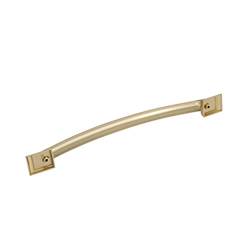Image of Amerock | Appliance Pull | Golden Champagne | 12 inch (305 mm) Center to Center | Candler | 1 Pack | Drawer Pull | Drawer Handle | Cabinet Hardware