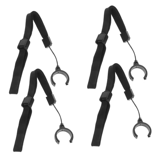 TOVINANNA 4pcs Lightweight Lost Wrist Strap for Walking Canes Easy-Install Cane Holder Multipurpose Climbing Stick Lanyard for Seniors and Outdoor Activities