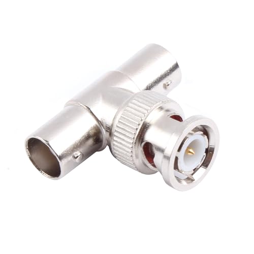 Adaptador divisor BNC macho a doble hembra coaxial, pack 6 miniatura 3