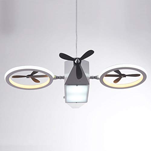 Lampe murale avion LED créative en fer forgé pour éclairage doux de chambre d'enfant