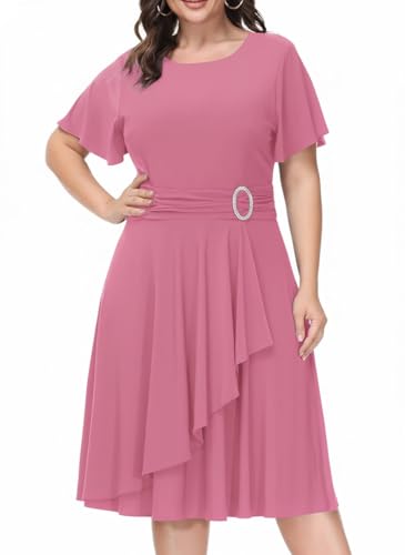 Image of TASHVIKA'S Women's Fit & Flare Midi Dress