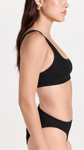 Good American Women's Always Fits Scoop Bikini Top, Black001, XXS-XS4