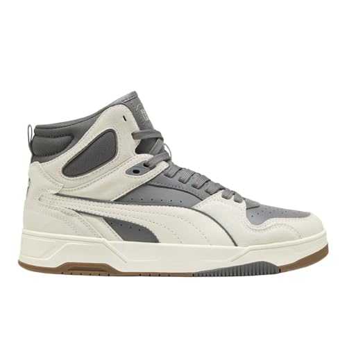 Image of PUMA Mens Rebound Break Mid Lace Up Sneakers Shoes Casual