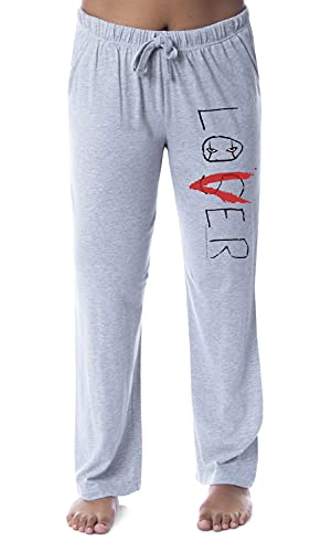 IT The Movie Womens' Loser Club Pennywise Clown Sleep Pajama Pants