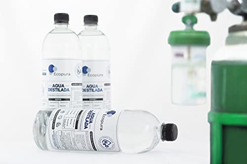 La Mejor Lista de Unidades de destilado los mejores 5. 2 Unidades de destilado marca AGUA DESIONIZADA ECOPURA (2)