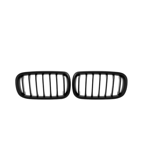 Grilles pare-chocs avant X5 F15 X6 F16 : Calandre noir brillant anti-rayures pour moulage capot