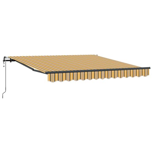Store extérieur multicolore 300 x 250 cm motorisé avec télécommande - 3