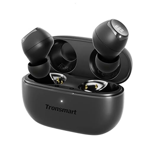 Tronsmart Fones de ouvido sem fio, fones de ouvido Bluetooth com tecnologia de driver duplo, fones de ouvido Bluetooth 5.3 com controle de toque estéreo de 32 horas de reprodução, fones de ouvido sem fio à prova d'água IPX5