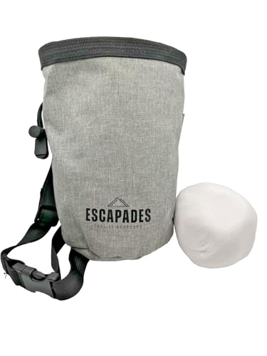 Sac à craie d'escalade et sa boule de magnésie pour vos sessions de bloc et sorties en falaise