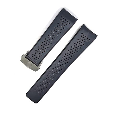 Bracelet de montre silicone homme YINGO anti irritation poignet sensible