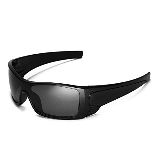Walleva Replacement Lenses For Oakley Batwolf Sunglasses - Multiple Options Available (Black) #TOP3