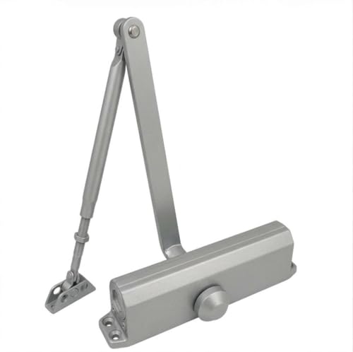 Cierrapuertas comercial INOX ajustable de aluminio sin manos grado 1 2