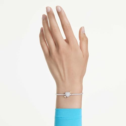 Swarovski Idyllia bracelet, Mixed cuts, Heart with arrow, White, Rhodium plated by Swarovski - Image 6