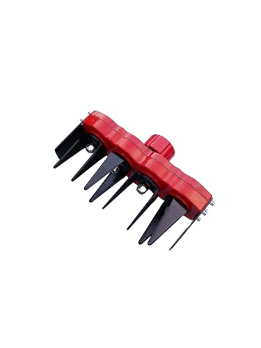 Generico Fresa Rastrello Falciatrice Testina 4 Lame per Decespugliatore ingranaggio 9 Denti Adatto per Erba Erbacce Terreni Argillosi