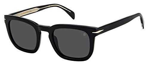 David Beckham DB 7076/S BLACK/GREY 50/23/145 men Sunglasses