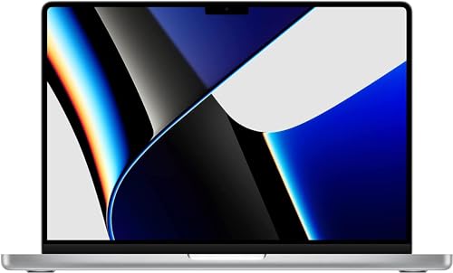 2021 Apple MacBook Pro con Apple M1 Max Chip (16-pulgadas, 64GB RAM, 1TB SSD de Almacenamiento) (QWERTY English) Plata (Reacondicionado)