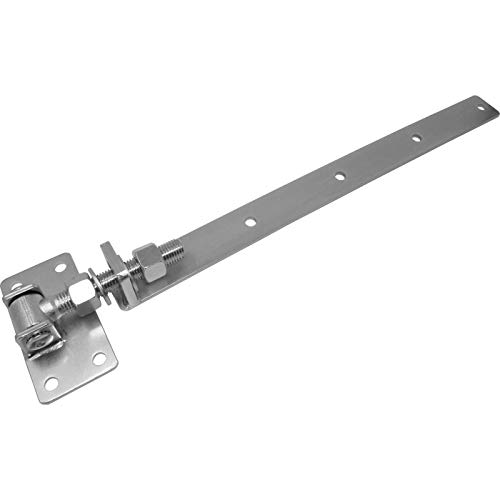 2 Stück SO-TOOLS Schwerlast Gartentorscharnier 680-730 mm M24 Gartentorband verzinkt