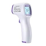 GENAUE LESUNG: Das Thermometer verwendet fortschrittliche Infrarottechnologie, um sicherzustellen, dass das berührungslose Thermometer auch konsistente Messungen mit einer Genauigkeit von +/- 0,2 ° C liefert.