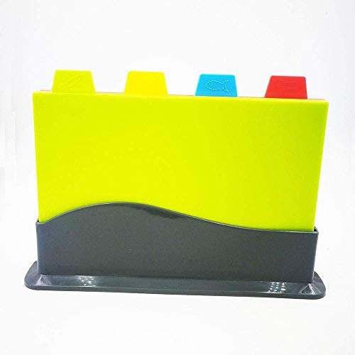 Planche à découper les aliments avec support de rangement vertical anti-odeur