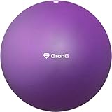 グロング ピラティスボール 25cm ピラティス ミニボール エクササイズボール トレーニングボール パープル