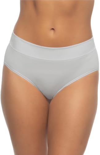 Image of Felina Womens 5 Pack Pima Cotton Wide Waistband Hipster