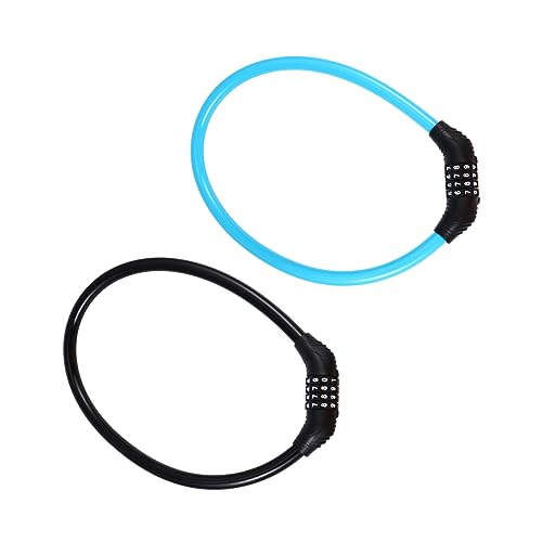 ifundom 2pcs Bike Security Lock Chain Durable Anti-Theft Code Lock for Bicycles Motorcycles and Scooters for Peace of Mind