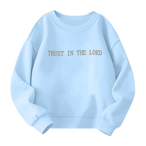 Girls Crew Neck Sweatshirts Long Sleeve Graphic Pullover Sweatshirts Casual Oversized Fleece Drop Shoulder Tops Loose3