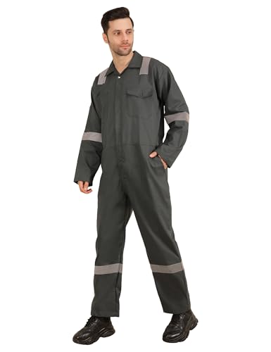 CLUB TWENTY ONE Poly Cotton Boiler Suit for Men, Safety Cove...