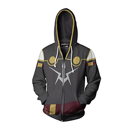 ISaikoy Anime Code Geass Jacket Lelouch of the Rebellion Hoodie Sweatshirt Hoody Pullovers Costume