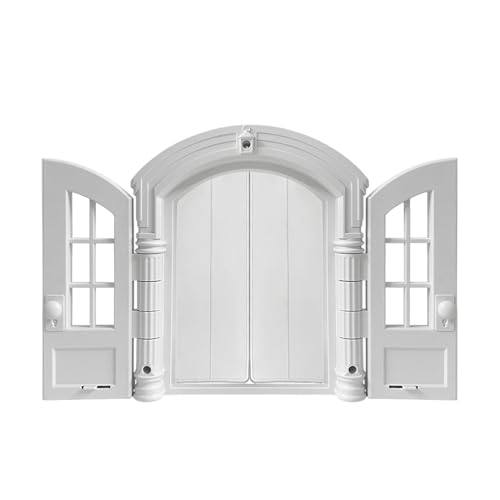 Casa de gato e interior elegante con marco de puerta francés resistente a escapes 2