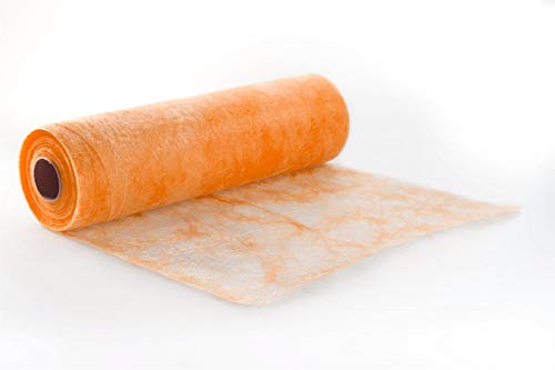 Protinam Chemin de Table Plastique 8195 Abricot, 20 m