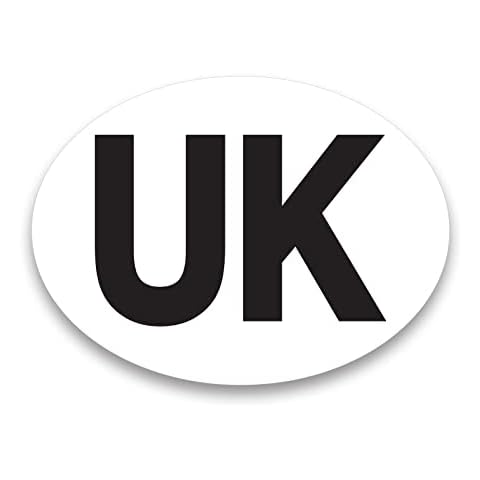 Self-Adhesive UK Oval Sticker for Vehicles Cover