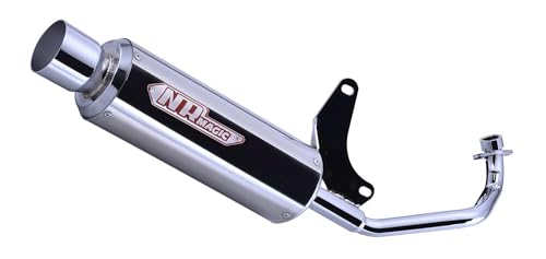 NRマジック マフラー PlatinaX (プラチナクロス) タイプD: スズキ アドレスV50 CA44A用 政府認証マフラー JV7960-S10021