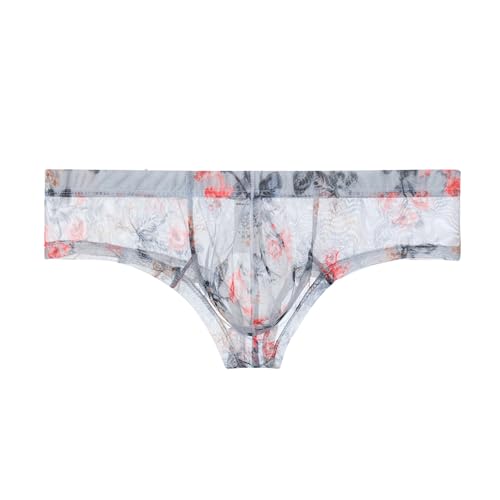 Mens Underwear Thin Sexy Transparency Bulge Pouch Briefs Seamless Wireless Soft Panties for Man 2025