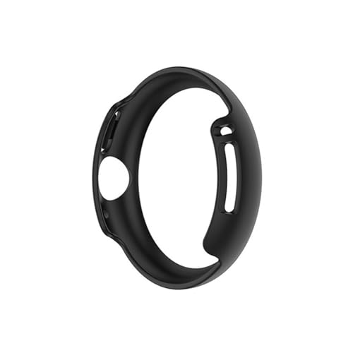 YROHGKPN Protector de pantalla resistente a los golpes, carcasa de policarbonato duro, carcasa protectora para parachoques, compatible con 2 protectores de pantalla de cristal para reloj inteligente