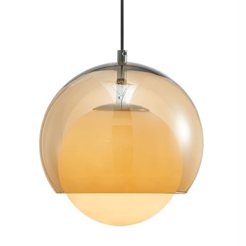 Lampe suspendue en verre rétro créatif pour sublimer l'ambiance de votre restaurant