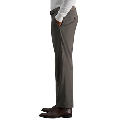 Haggar Men's JMH Classic Fit Suit Seperates-Pants and Jackets, Medium Taupe2