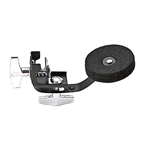 Amortisseur de tambour silencieux feutre noir sourdine batterie caisse claire