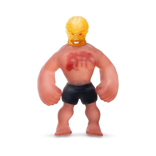 Basic Fun Stretch Armstrong X-Ray Figura Transparente 18 cm – Juguete Extensible con diseño Retro