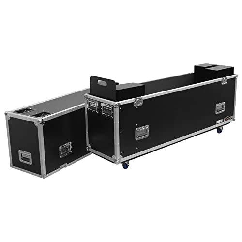 60-65" Flat Screen Monitor Flight Case with Casters