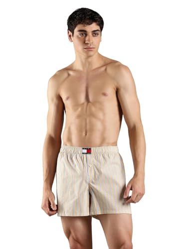 Image of Yellow Striped Mid Rise Boxer