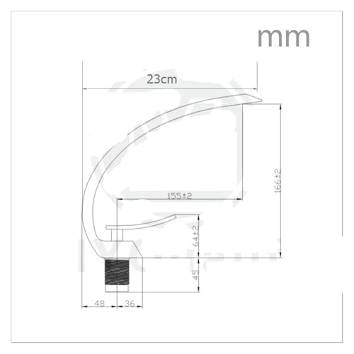 Robinet de lavabo Nero pour vasque de salle de bain moderne et design