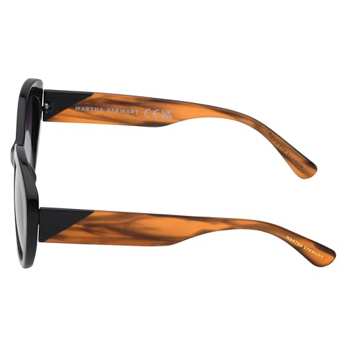 Martha Stewart Womens Ms193 Retro Modern Uv400 Protective Oval Sunglasses - Timeless Gifts for Her, 53.7mm Oval Sunglasses3